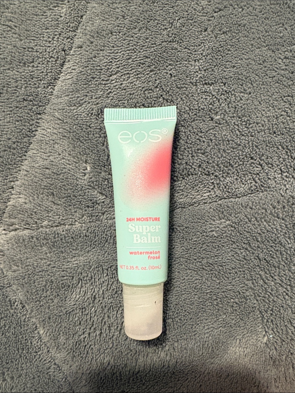eos Super Balm Tube in Mint with Pink Accent